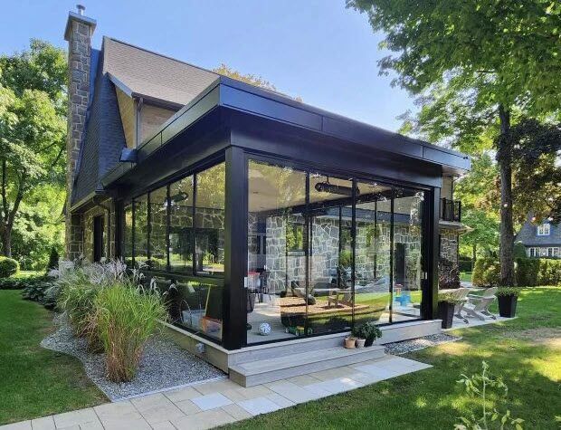 Rideaux de verre Cover - solarium