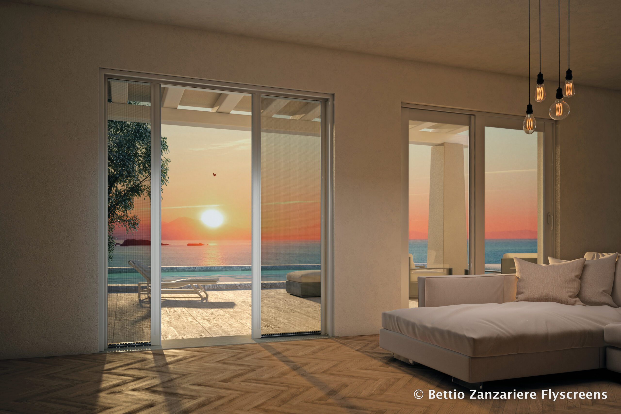 moustiquaires rétractables motorisés