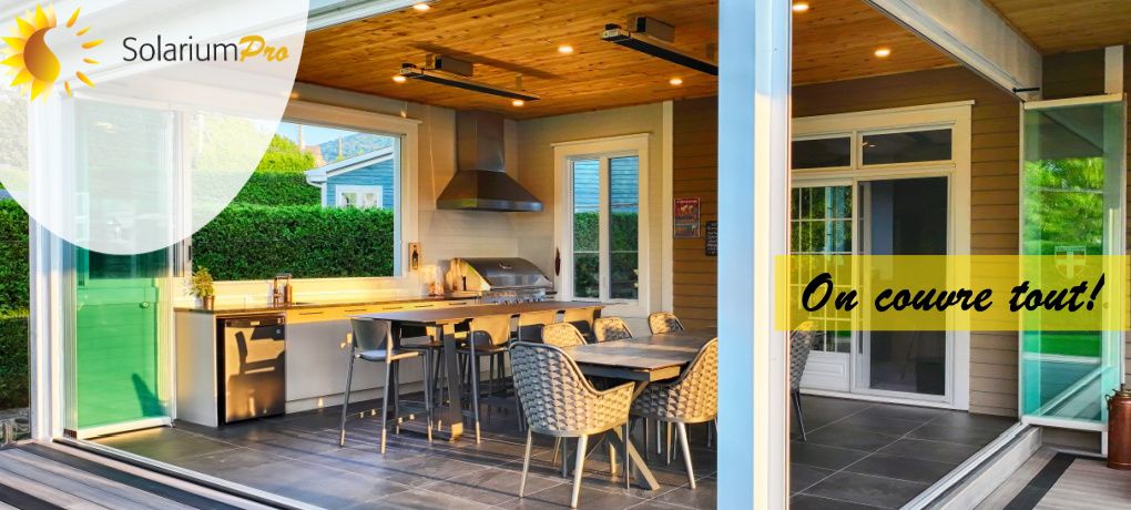 Rideaux de verre Cover - solarium